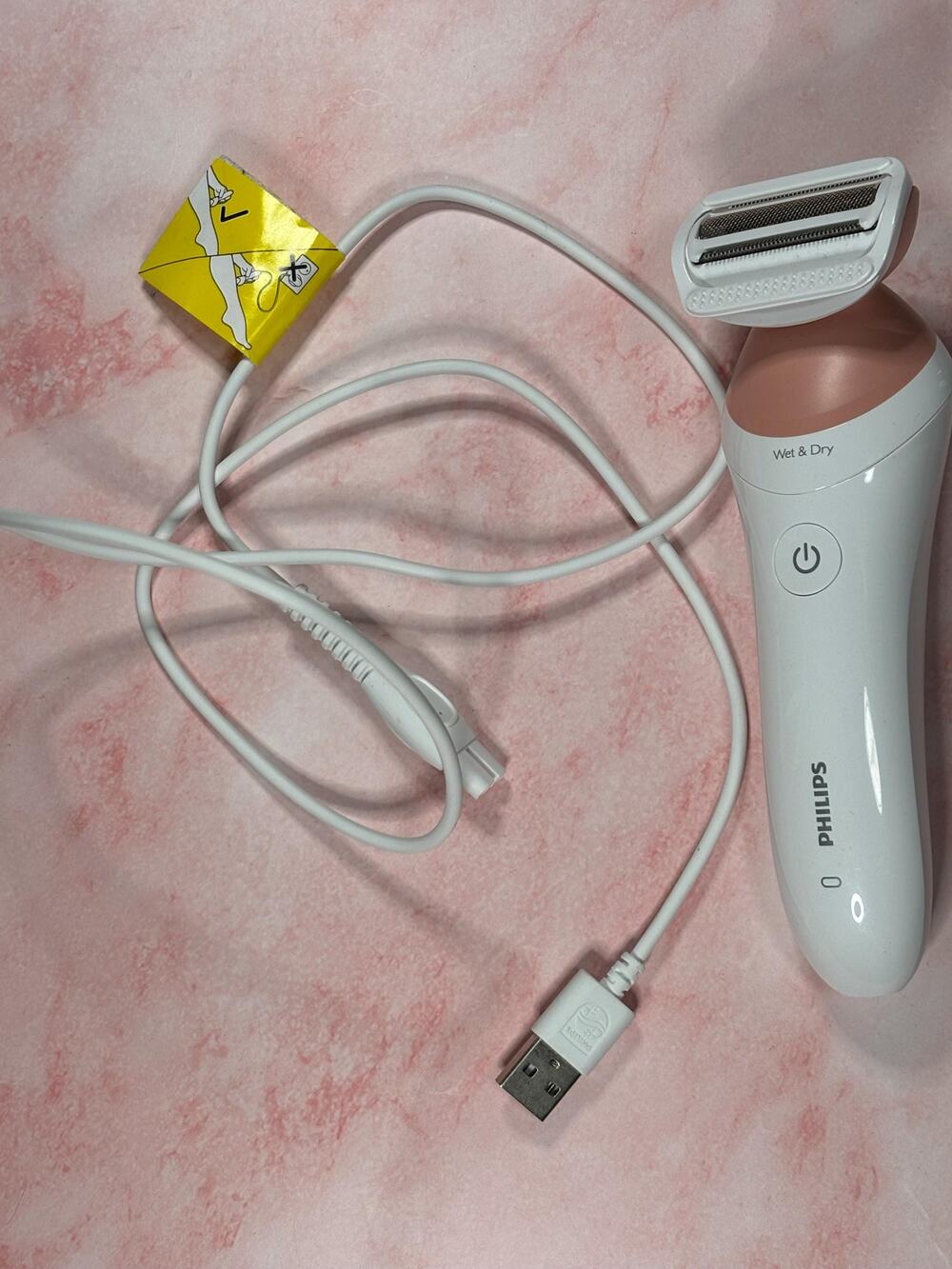 Philips Lady Shaver Series 6000 Advanced Wet Dry Rechargeable Cordless Brl146
